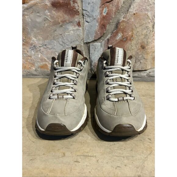 Skechers Sport Premiere Stone Brown Chunky Sneakers Women’s Size 8.5 - Picture 2 of 12